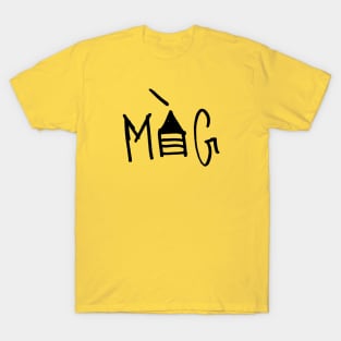 MAG Logo in Black T-Shirt